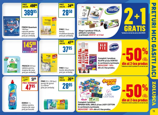 Catalog Zoluşca - Catalogul cu reduceri, pagina 15: reduceri și oferte 14 septembrie – 11 octombrie 2026