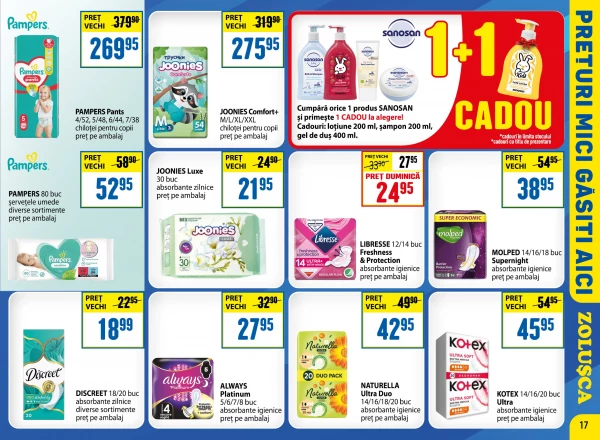 Catalog Zoluşca - Catalogul cu reduceri, pagina 17: reduceri și oferte 14 septembrie – 11 octombrie 2026