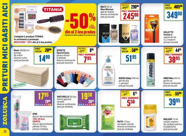 Catalog Zoluşca - Catalogul cu reduceri, pagina 22: reduceri și oferte 14 septembrie – 11 octombrie 2026