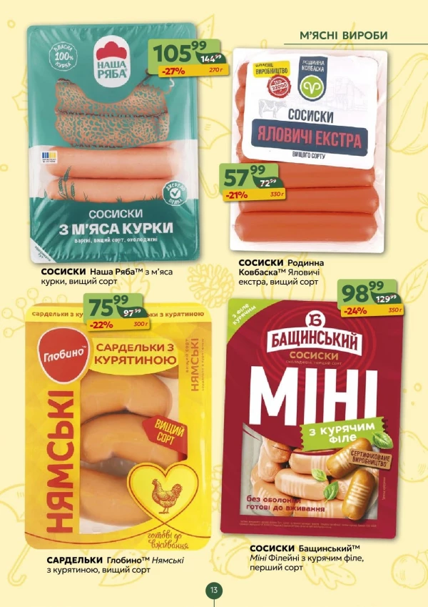 Каталог Близенько - Каталог знижок, сторінка 13: знижки та акції 14 – 20 вересня 2026