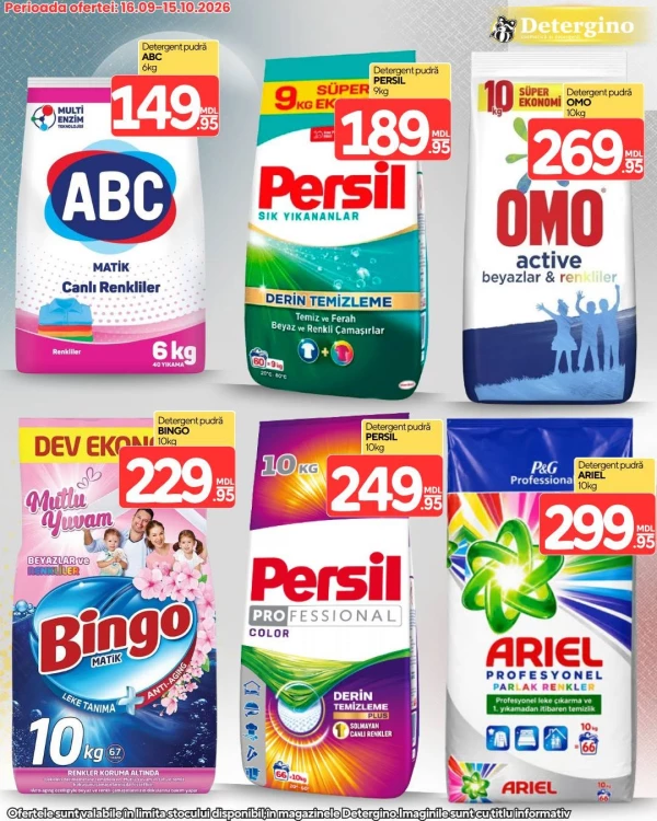 Catalog Detergino - Catalogul cu reduceri, pagina 12: reduceri și oferte 16 septembrie – 15 octombrie 2026