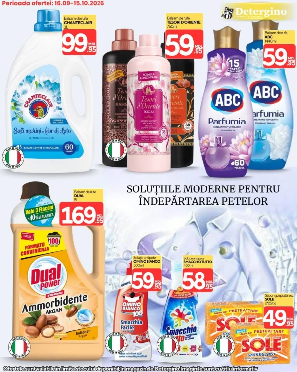 Catalog Detergino - Catalogul cu reduceri, pagina 9: reduceri și oferte 16 septembrie – 15 octombrie 2026