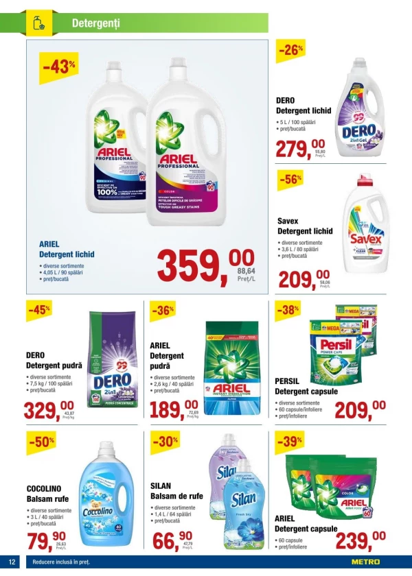 Catalog Metro - Catalogul cu reduceri, pagina 12: reduceri și oferte 17 – 30 septembrie 2026