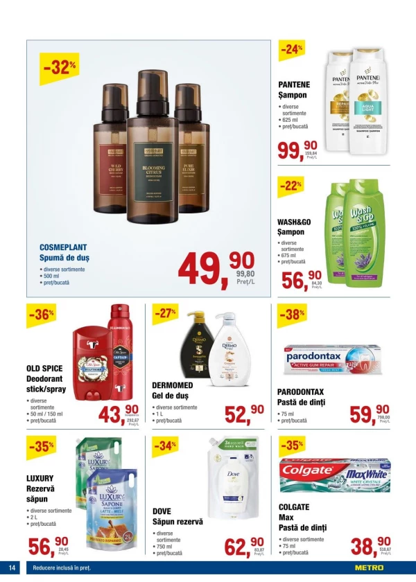 Catalog Metro - Catalogul cu reduceri, pagina 14: reduceri și oferte 17 – 30 septembrie 2026