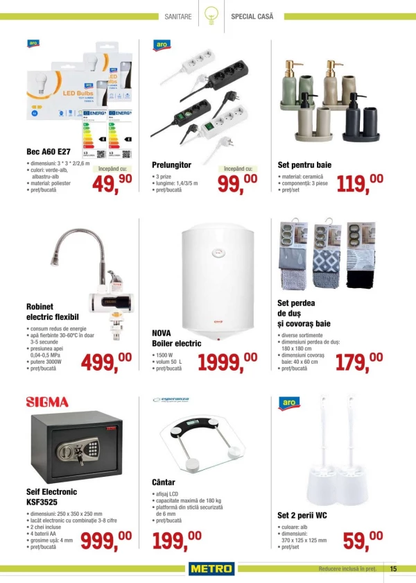 Catalog Metro - Catalogul cu reduceri, pagina 15: reduceri și oferte 17 septembrie – 14 octombrie 2026