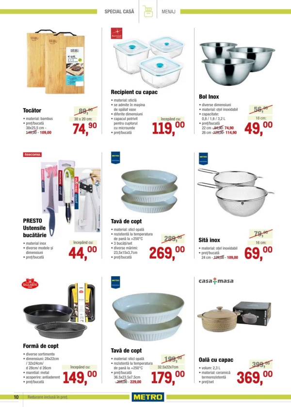 Catalog Metro - Catalogul cu reduceri, pagina 10: reduceri și oferte 17 septembrie – 14 octombrie 2026