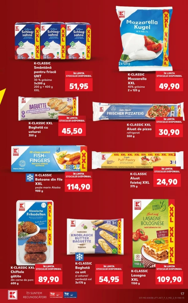Catalog Kaufland - Catalogul cu reduceri, pagina 17: reduceri și oferte 17 – 23 septembrie 2026