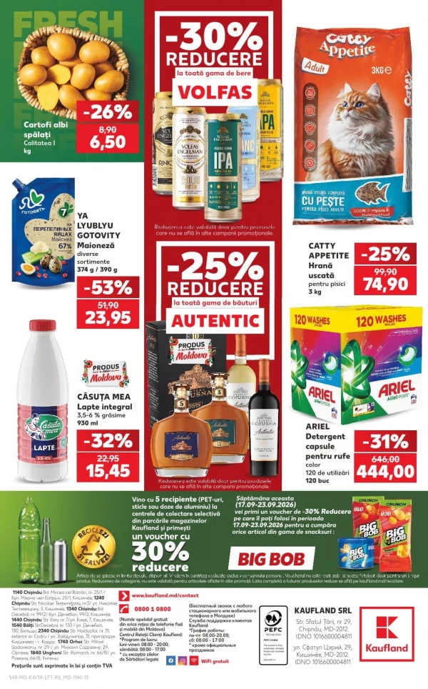 Catalog Kaufland - Catalogul cu reduceri, pagina 48: reduceri și oferte 17 – 23 septembrie 2026