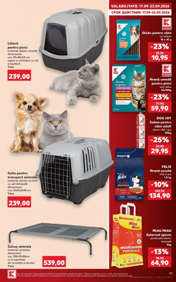 Catalog Kaufland - Catalogul cu reduceri, pagina 41: reduceri și oferte 17 – 23 septembrie 2026