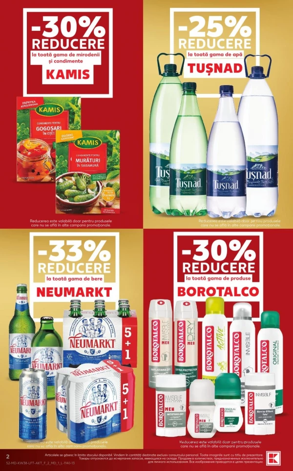 Catalog Kaufland - Catalogul cu reduceri, pagina 2: reduceri și oferte 17 – 23 septembrie 2026