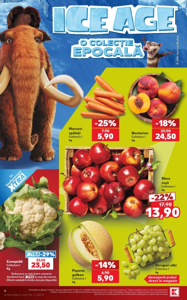 Catalog Kaufland - Catalogul cu reduceri, pagina 4: reduceri și oferte 17 – 23 septembrie 2026