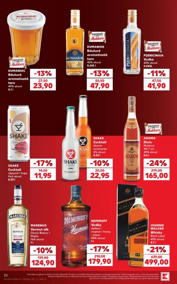 Catalog Kaufland - Catalogul cu reduceri, pagina 32: reduceri și oferte 17 – 23 septembrie 2026