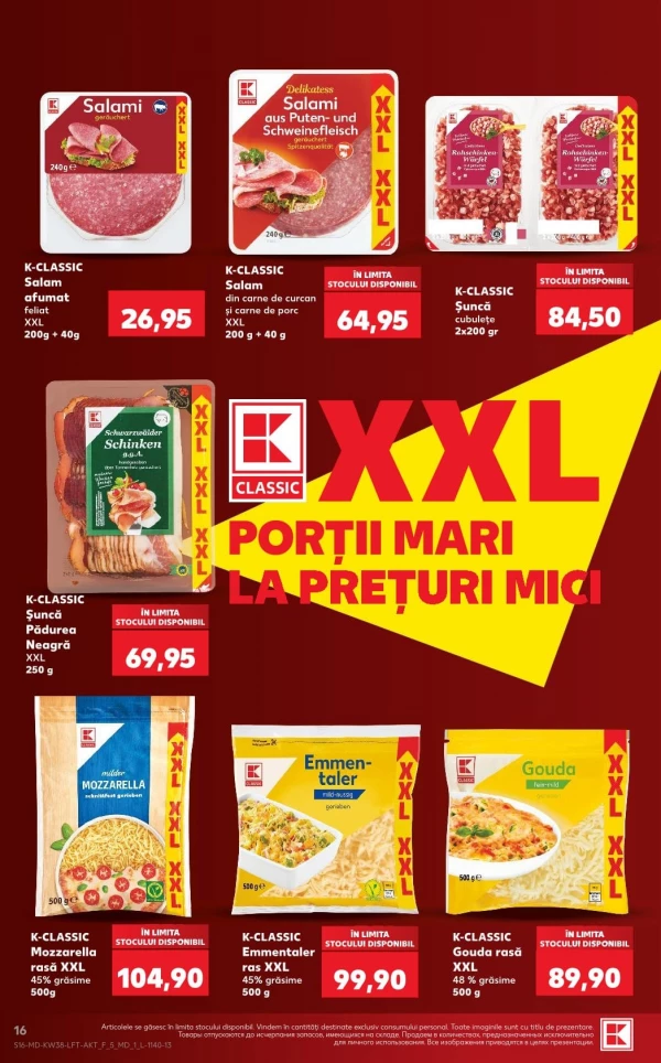 Catalog Kaufland - Catalogul cu reduceri, pagina 16: reduceri și oferte 17 – 23 septembrie 2026