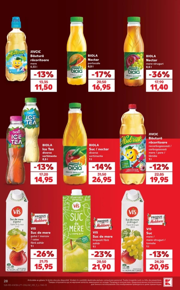 Catalog Kaufland - Catalogul cu reduceri, pagina 28: reduceri și oferte 17 – 23 septembrie 2026