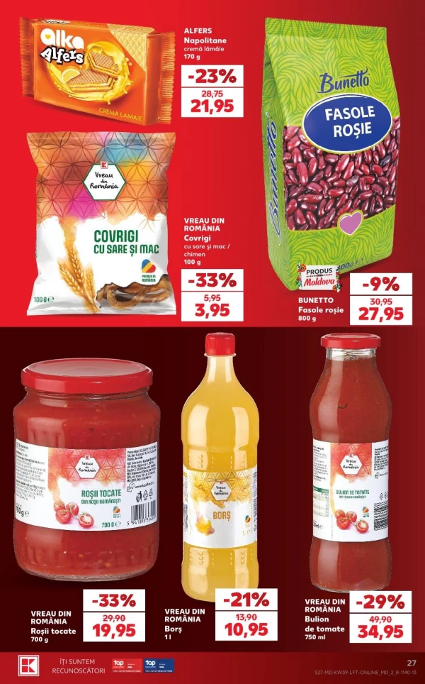 Catalog Kaufland - Catalogul cu reduceri, pagina 27: reduceri și oferte 24 – 30 septembrie 2026