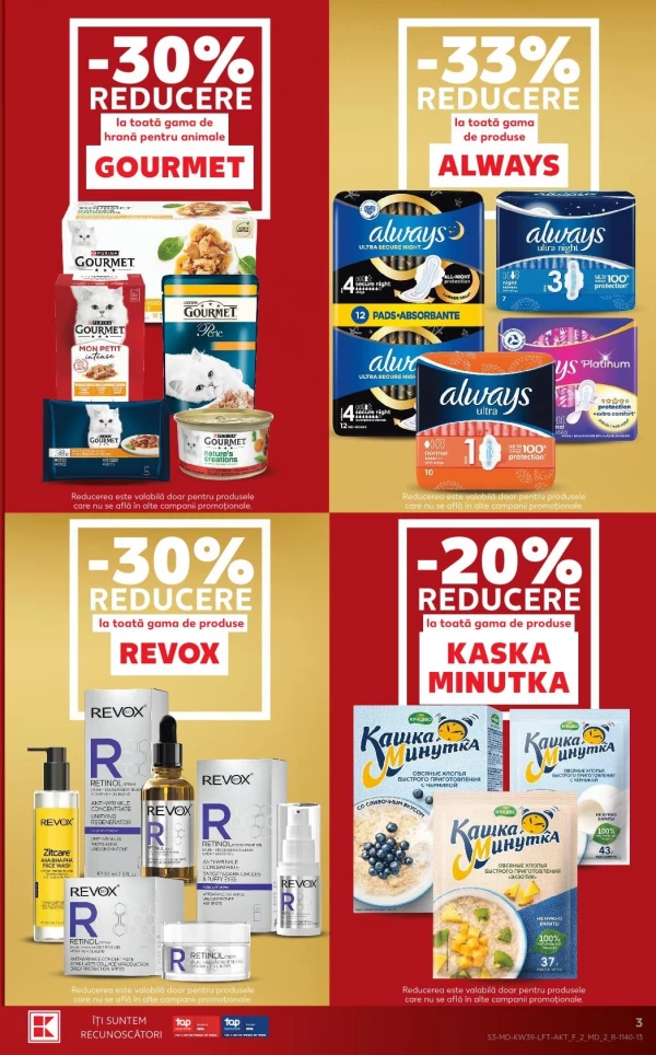 Catalog Kaufland - Catalogul cu reduceri, pagina 3: reduceri și oferte 24 – 30 septembrie 2026