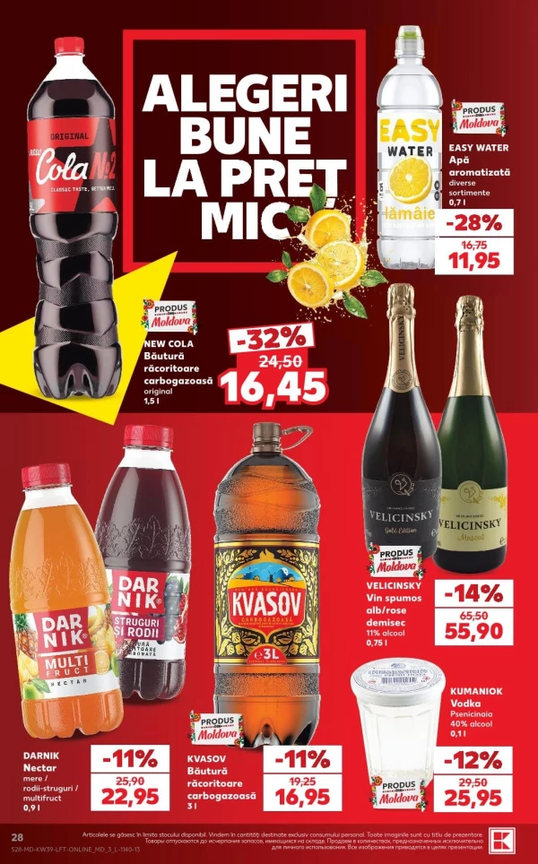 Catalog Kaufland - Catalogul cu reduceri, pagina 28: reduceri și oferte 24 – 30 septembrie 2026