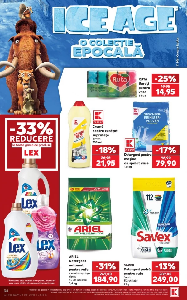Catalog Kaufland - Catalogul cu reduceri, pagina 34: reduceri și oferte 24 – 30 septembrie 2026