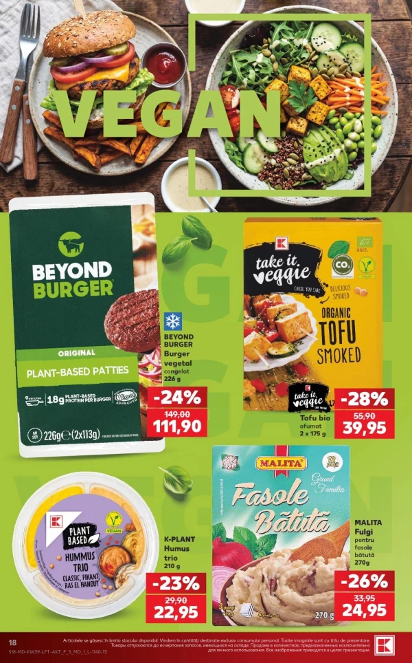 Catalog Kaufland - Catalogul cu reduceri, pagina 18: reduceri și oferte 24 – 30 septembrie 2026