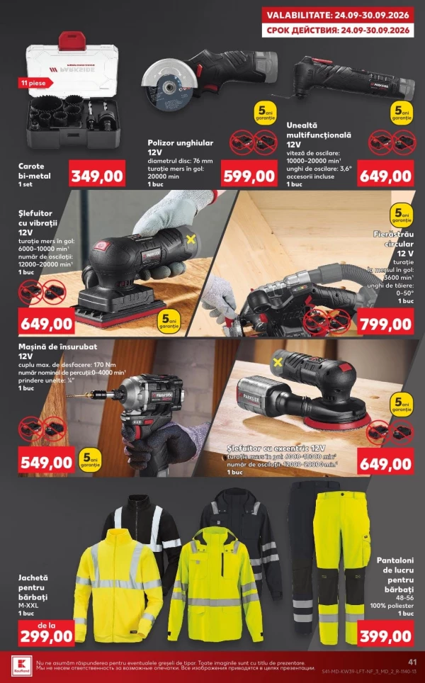 Catalog Kaufland - Catalogul cu reduceri, pagina 41: reduceri și oferte 24 – 30 septembrie 2026
