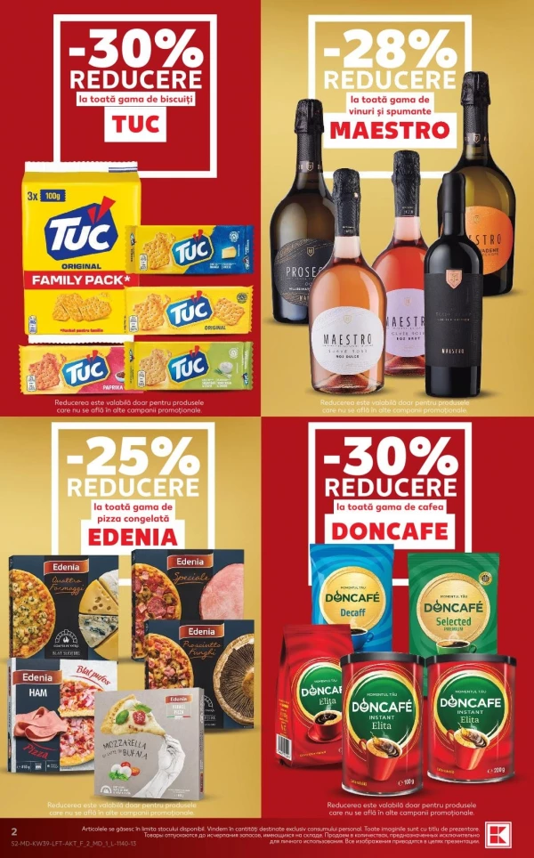 Catalog Kaufland - Catalogul cu reduceri, pagina 2: reduceri și oferte 24 – 30 septembrie 2026