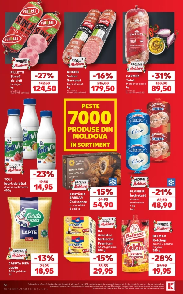 Catalog Kaufland - Catalogul cu reduceri, pagina 16: reduceri și oferte 24 – 30 septembrie 2026