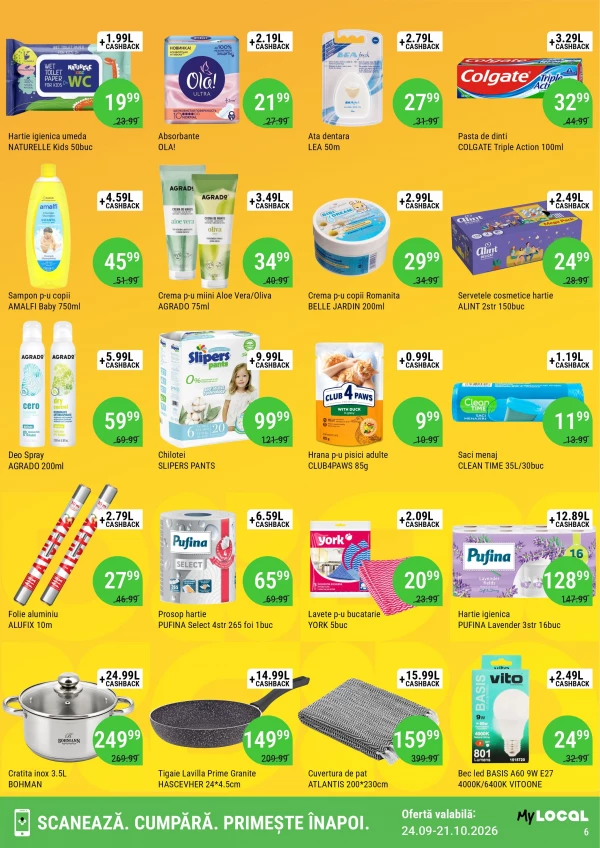 Catalog Local - Cashback catalog, pagina 6: reduceri și oferte 24 septembrie – 21 octombrie 2026