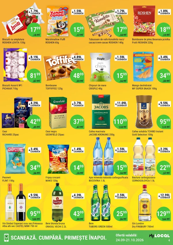 Catalog Local - Cashback catalog, pagina 4: reduceri și oferte 24 septembrie – 21 octombrie 2026