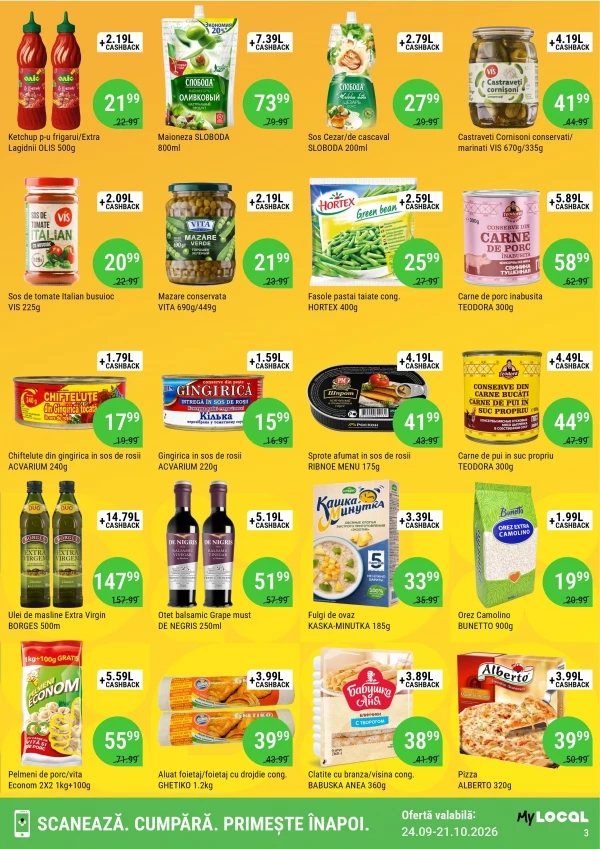 Catalog Local - Cashback catalog, pagina 3: reduceri și oferte 24 septembrie – 21 octombrie 2026