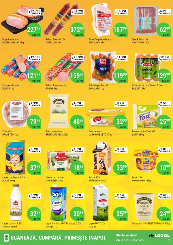 Catalog Local - Cashback catalog, pagina 2: reduceri și oferte 24 septembrie – 21 octombrie 2026