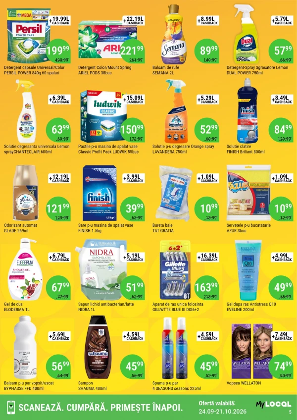 Catalog Local - Cashback catalog, pagina 5: reduceri și oferte 24 septembrie – 21 octombrie 2026