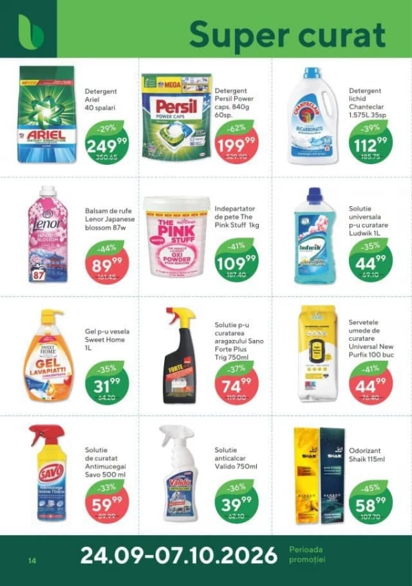 Catalog Bonus - Catalogul cu reduceri, pagina 14: reduceri și oferte 24 septembrie – 7 octombrie 2026