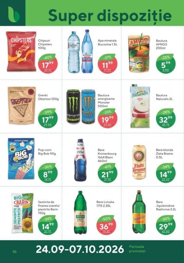Catalog Bonus - Catalogul cu reduceri, pagina 10: reduceri și oferte 24 septembrie – 7 octombrie 2026