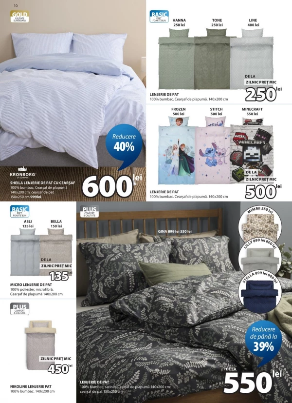 Catalog Jysk - Catalogul cu reduceri, pagina 10: reduceri și oferte 24 septembrie – 21 octombrie 2026