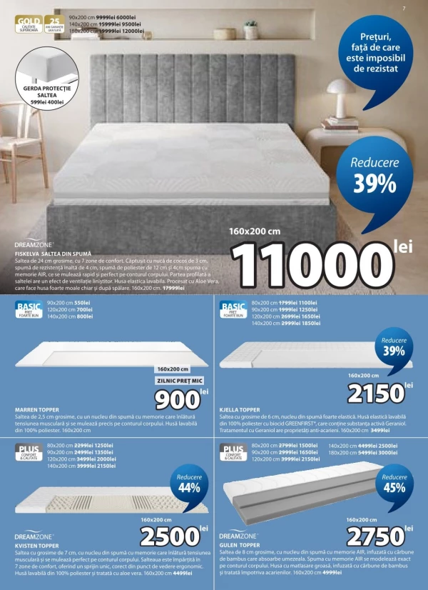 Catalog Jysk - Catalogul cu reduceri, pagina 7: reduceri și oferte 24 septembrie – 21 octombrie 2026
