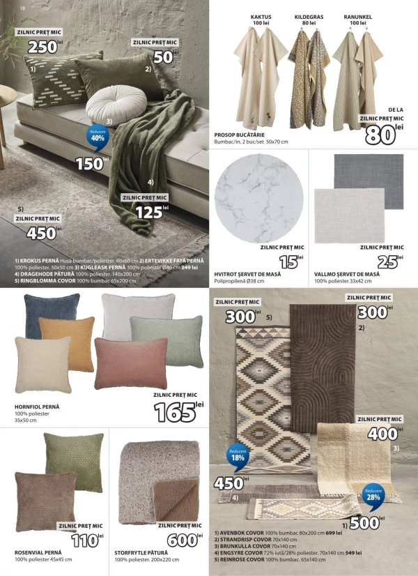 Catalog Jysk - Catalogul cu reduceri, pagina 18: reduceri și oferte 24 septembrie – 21 octombrie 2026