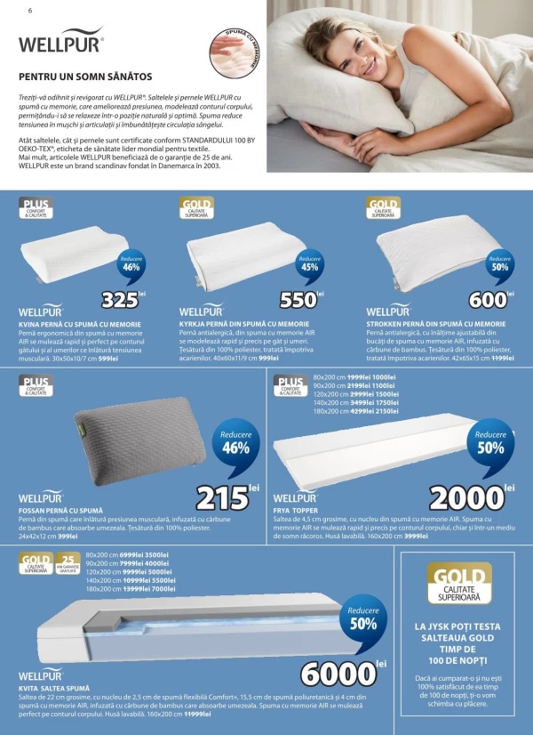 Catalog Jysk - Catalogul cu reduceri, pagina 6: reduceri și oferte 24 septembrie – 21 octombrie 2026