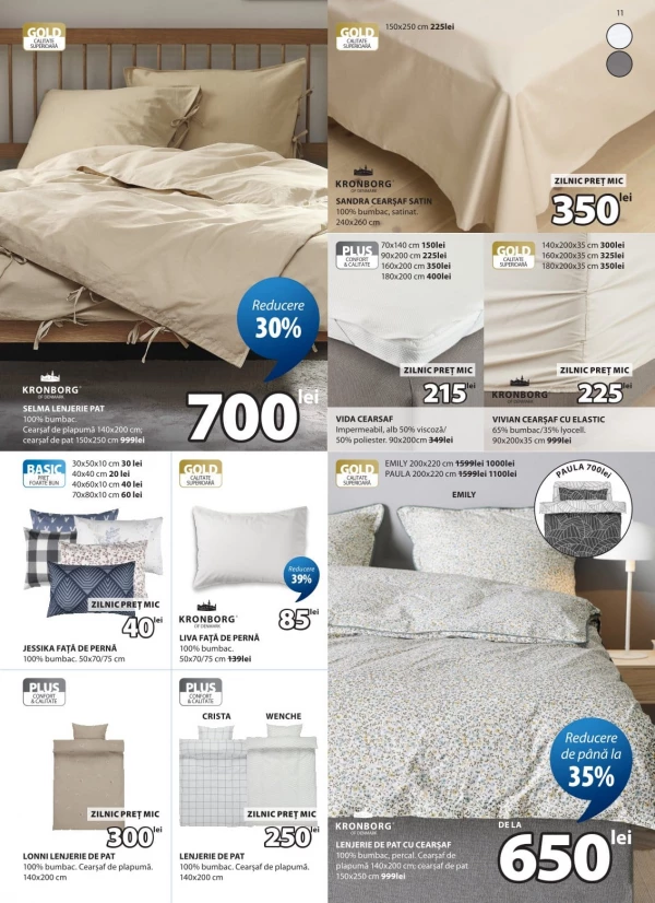 Catalog Jysk - Catalogul cu reduceri, pagina 11: reduceri și oferte 24 septembrie – 21 octombrie 2026