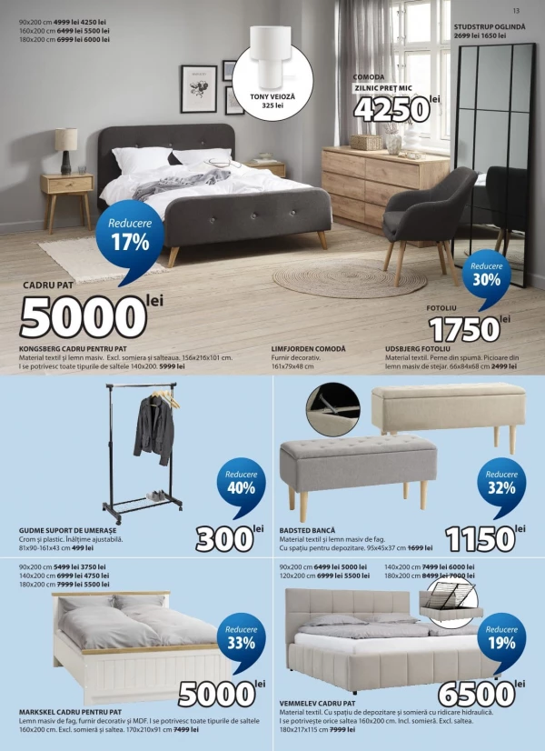 Catalog Jysk - Catalogul cu reduceri, pagina 13: reduceri și oferte 24 septembrie – 21 octombrie 2026