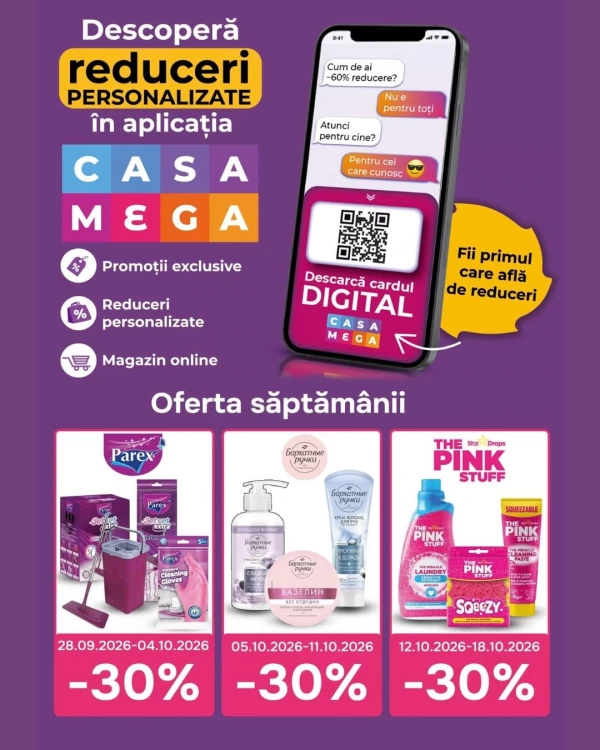 Catalog Casa Curată - Catalogul cu reduceri, pagina 2: reduceri și oferte 27 septembrie – 16 octombrie 2026