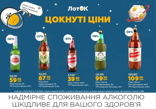 Каталог ЛотОК - Каталог знижок, сторінка 13: знижки та акції 28 вересня – 11 жовтня 2026