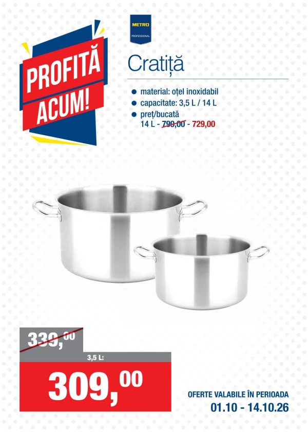 Catalog Metro - Profită Acum!, pagina 7: reduceri și oferte 1 – 14 octombrie 2026