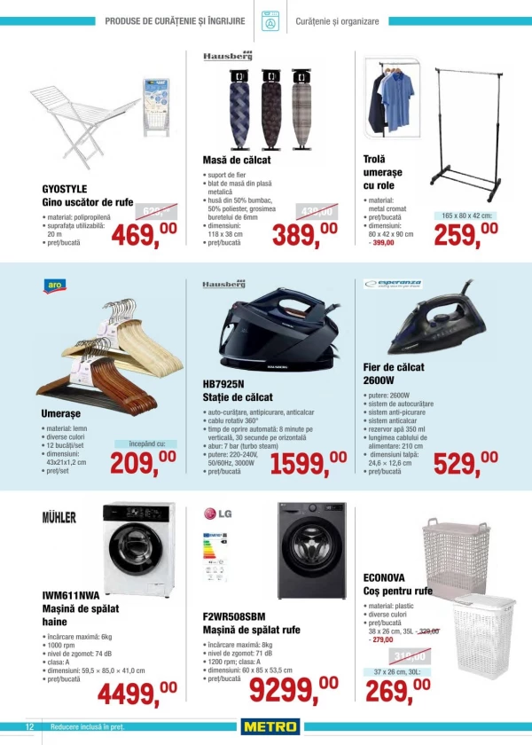 Catalog Metro - Catalogul special: Curatenie, pagina 12: reduceri și oferte 1 – 28 octombrie 2026