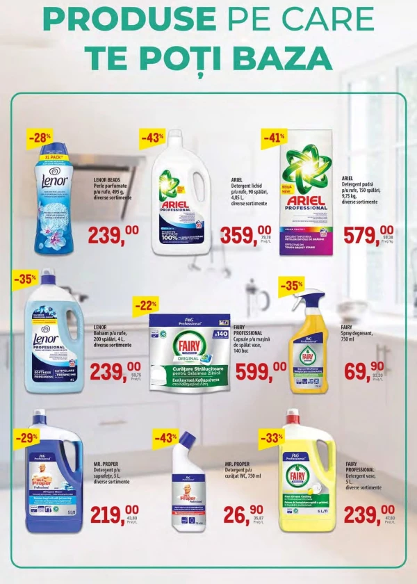Catalog Metro - Catalogul special: Curatenie, pagina 4: reduceri și oferte 1 – 28 octombrie 2026