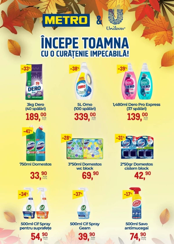 Catalog Metro - Catalogul special: Curatenie, pagina 5: reduceri și oferte 1 – 28 octombrie 2026