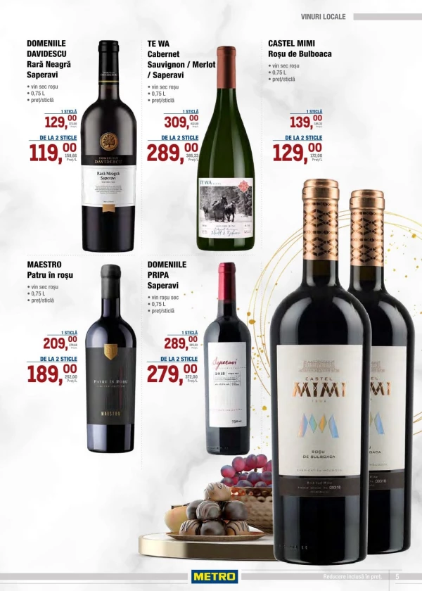 Catalog Metro - Catalogul cu reduceri: vinuri, pagina 5: reduceri și oferte 1 – 14 octombrie 2026