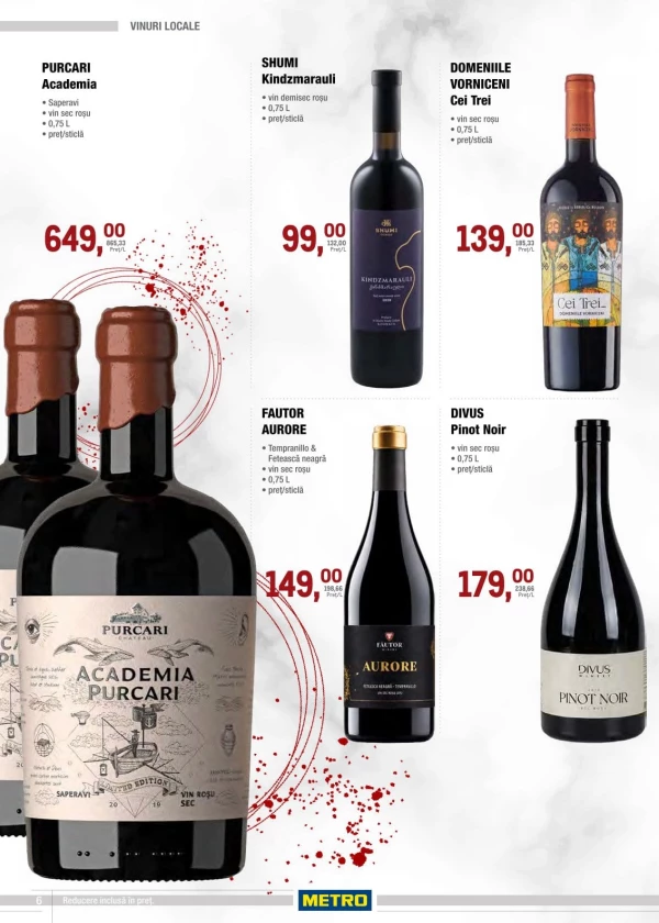 Catalog Metro - Catalogul cu reduceri: vinuri, pagina 6: reduceri și oferte 1 – 14 octombrie 2026