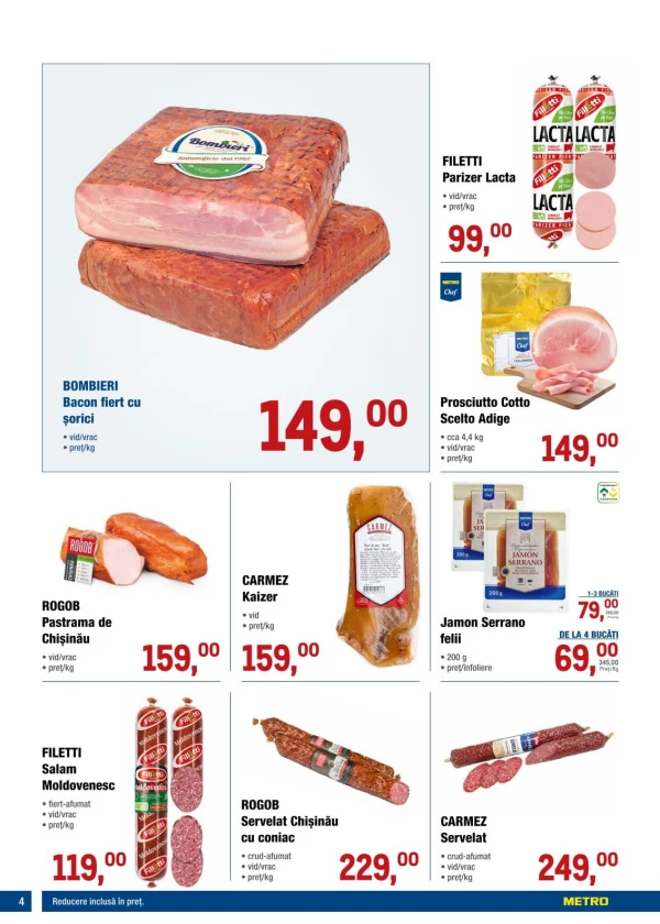 Catalog Metro - Catalogul cu reduceri, pagina 4: reduceri și oferte 1 – 14 octombrie 2026