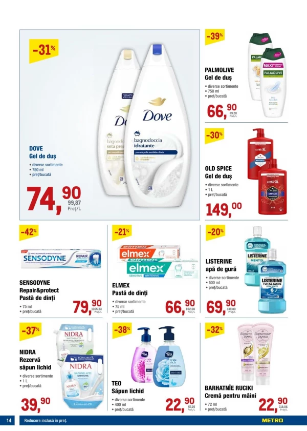 Catalog Metro - Catalogul cu reduceri, pagina 14: reduceri și oferte 1 – 14 octombrie 2026