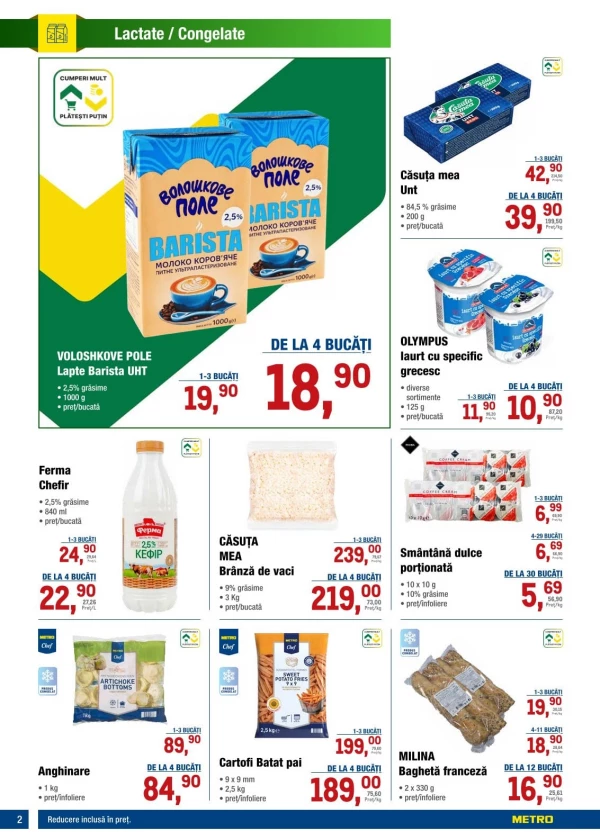 Catalog Metro - Catalogul cu reduceri, pagina 2: reduceri și oferte 1 – 14 octombrie 2026